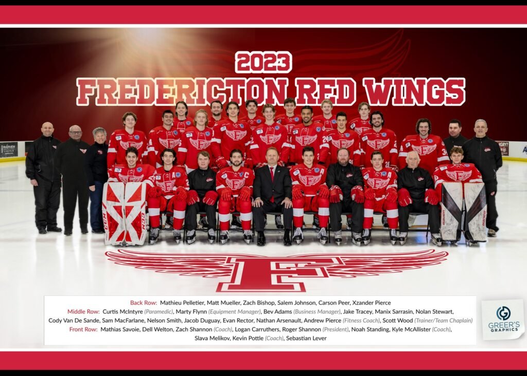 Hockey team photo Redwings New Brunswick by ApexStudios