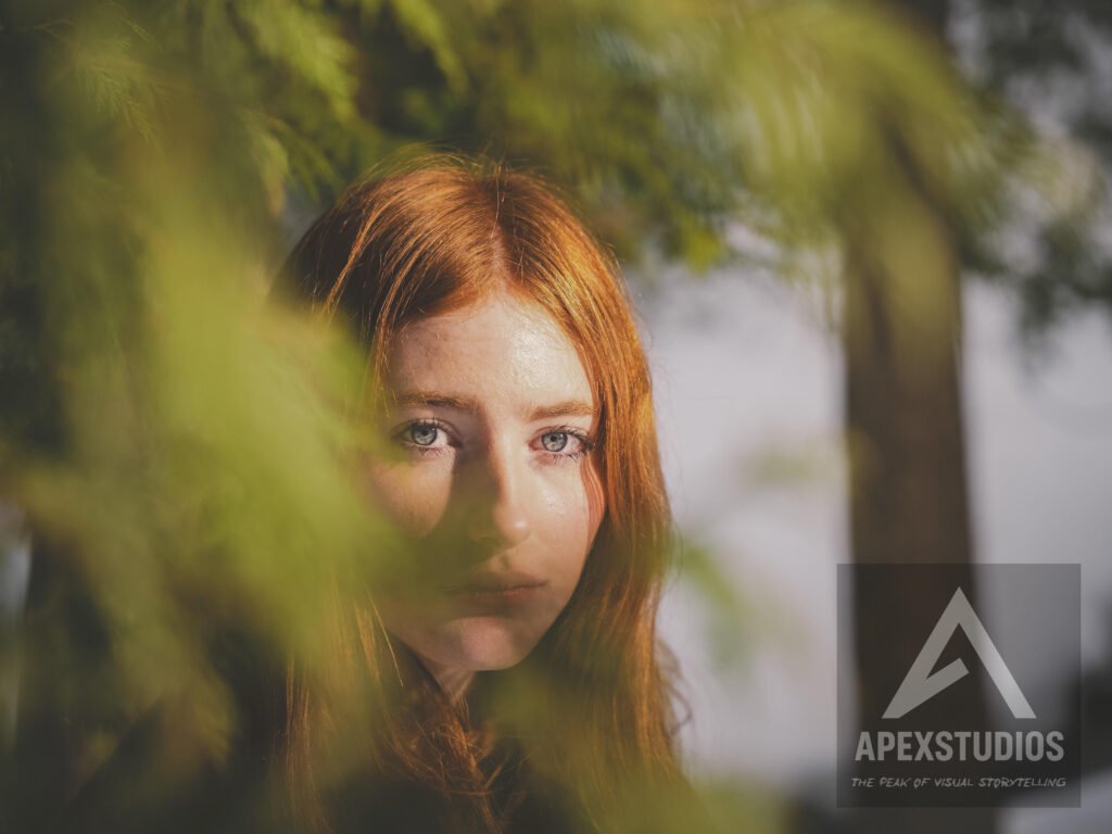 winter portrait, graduation photo