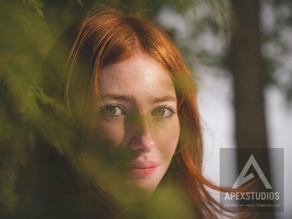 winter portrait, graduation photo