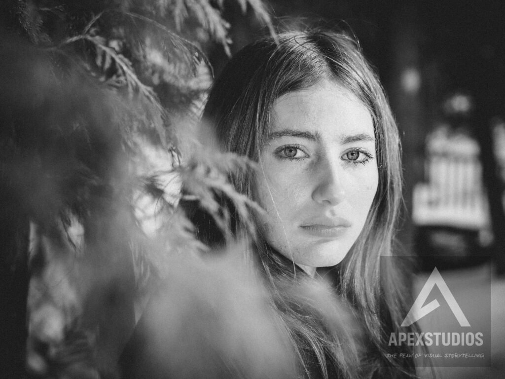 winter portrait, graduation photo